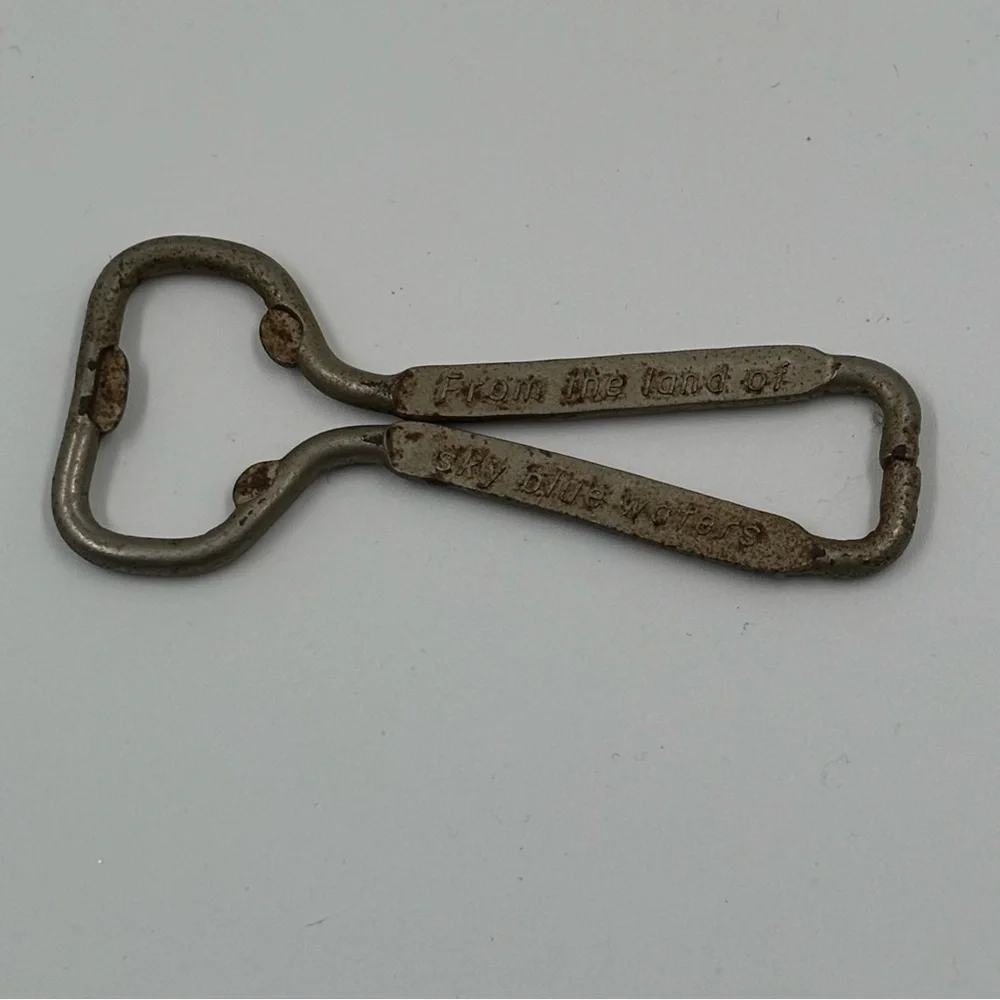 Vintage Hamm's Beer Bottle Opener Keychain - 